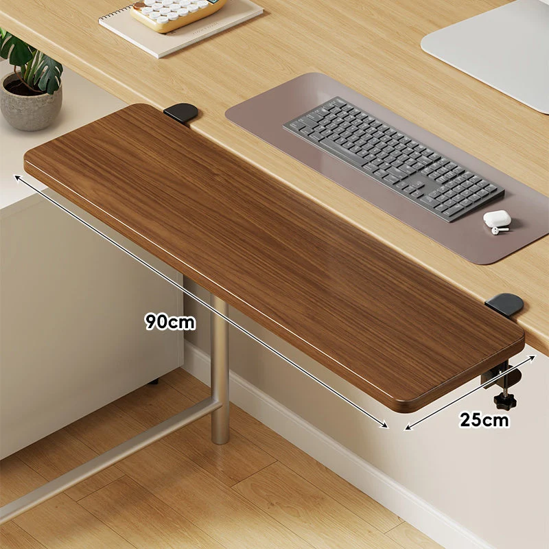 Unter-Tisch Gleitschienen-Tastaturablage und Schreibtischverlängerung mit sanfter Gleitmontage