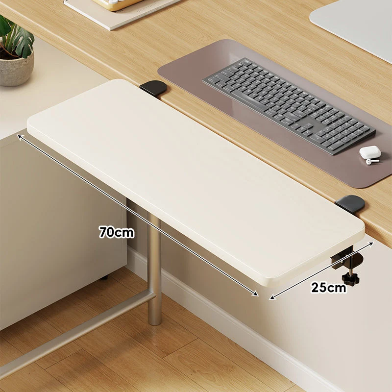 Unter-Tisch Gleitschienen-Tastaturablage und Schreibtischverlängerung mit sanfter Gleitmontage