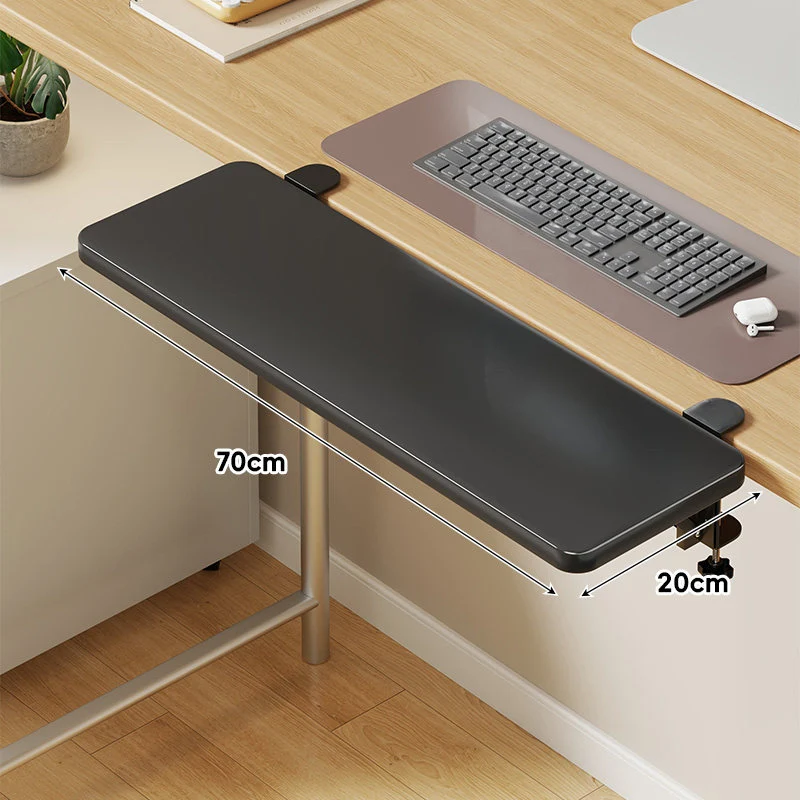 Unter-Tisch Gleitschienen-Tastaturablage und Schreibtischverlängerung mit sanfter Gleitmontage