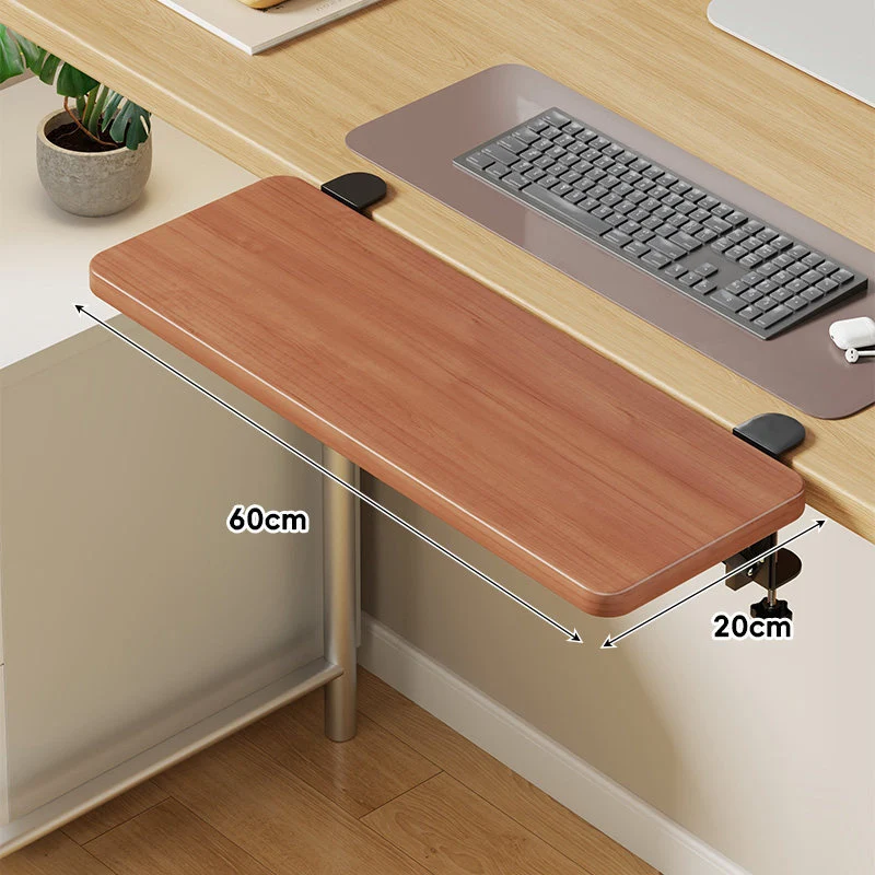Unter-Tisch Gleitschienen-Tastaturablage und Schreibtischverlängerung mit sanfter Gleitmontage