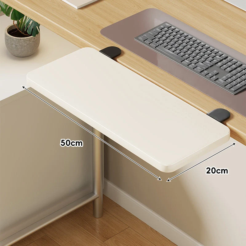 Unter-Tisch Gleitschienen-Tastaturablage und Schreibtischverlängerung mit sanfter Gleitmontage