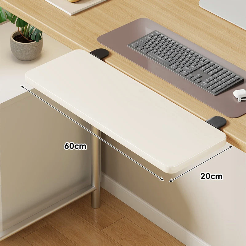 Unter-Tisch Gleitschienen-Tastaturablage und Schreibtischverlängerung mit sanfter Gleitmontage
