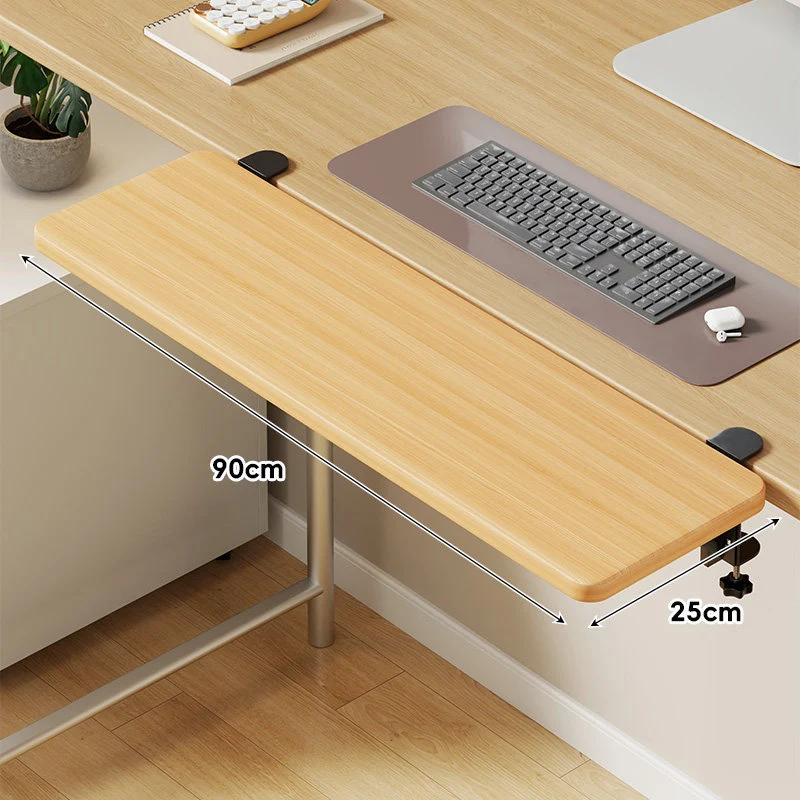 Unter-Tisch Gleitschienen-Tastaturablage und Schreibtischverlängerung mit sanfter Gleitmontage