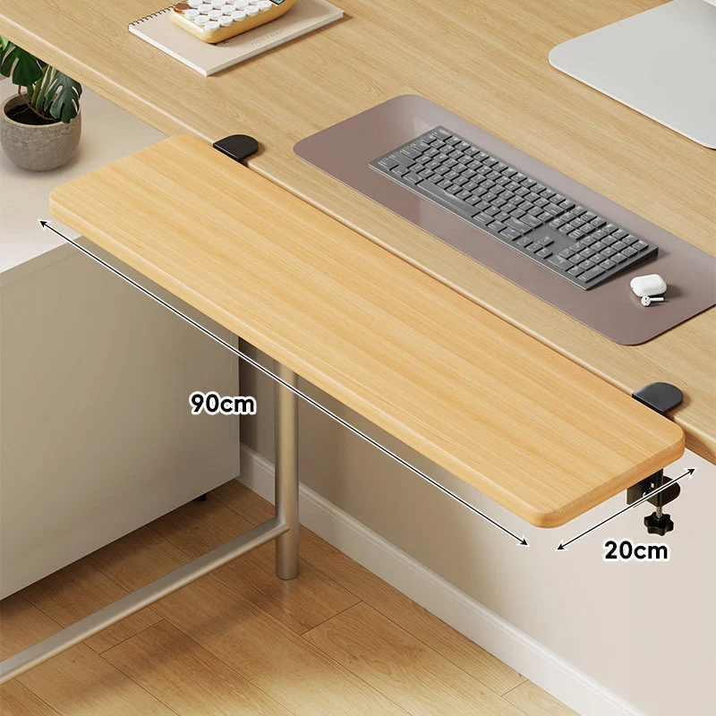 Unter-Tisch Gleitschienen-Tastaturablage und Schreibtischverlängerung mit sanfter Gleitmontage