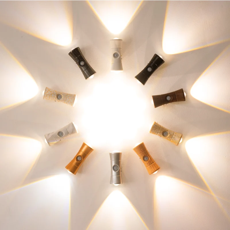 Einzigartige Bewegungsmelder-LED-Wandlampe