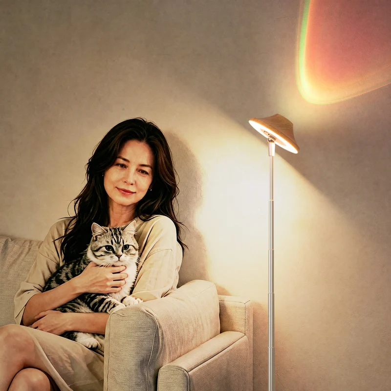 Stylische moderne Stehlampe
