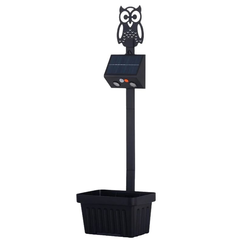Solarbetriebene Eule Dekorative Gartenlaterne