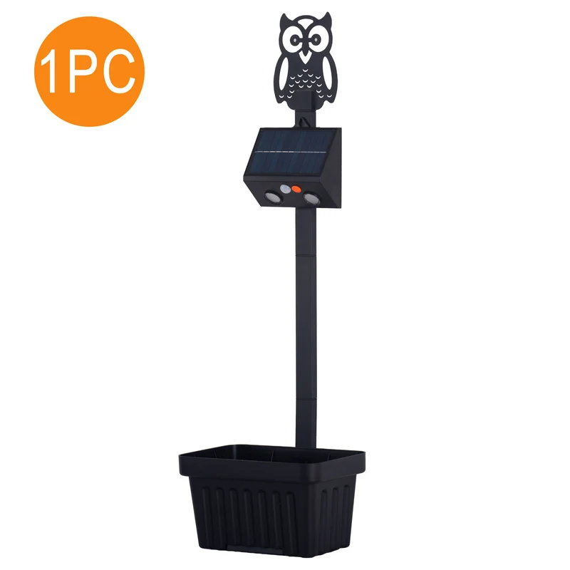 Solarbetriebene Eule Dekorative Gartenlaterne