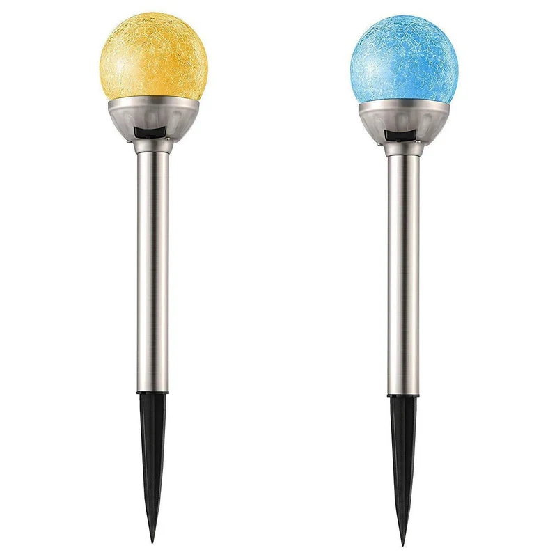 Solar Crackle Glass Gartenlicht