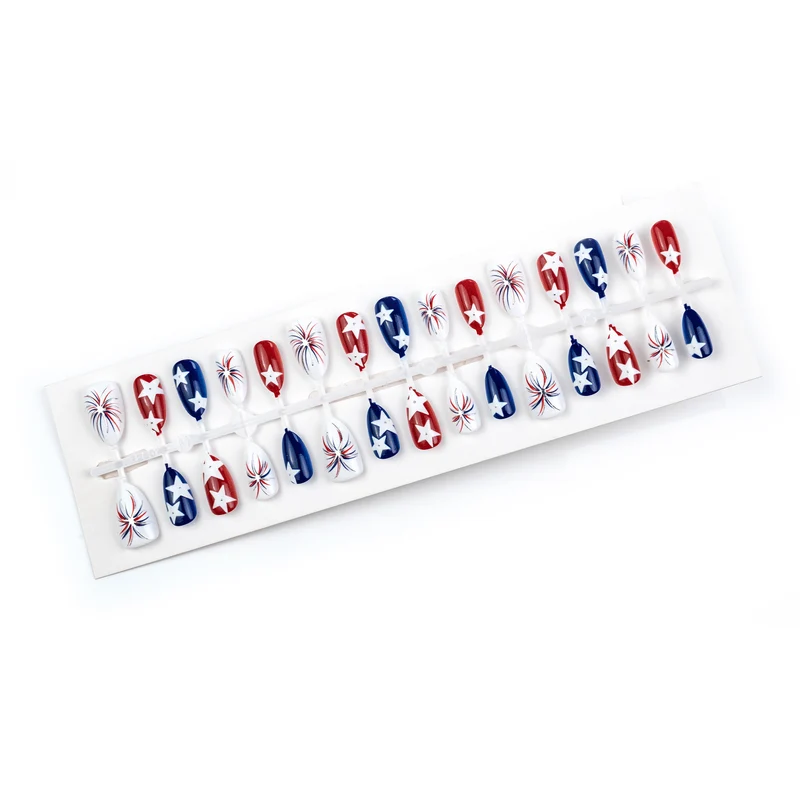 Themenbezogenes Stern- und Feuerwerk-Nagelkunst-Set