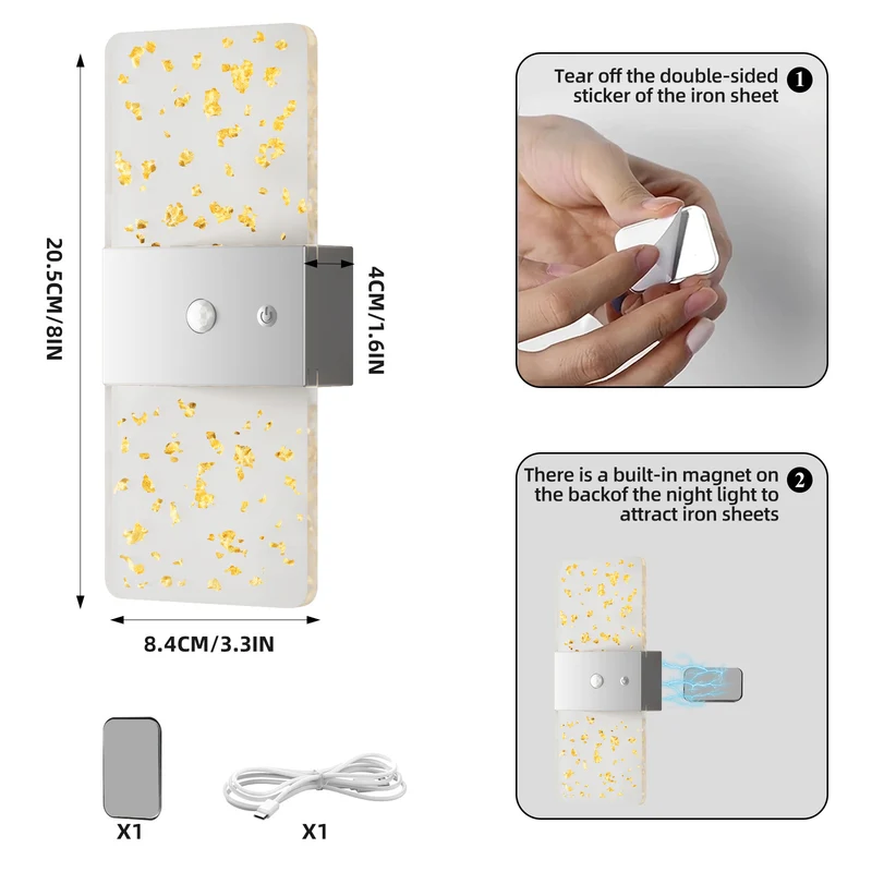 LED Nachtlicht mit Magnetbasis