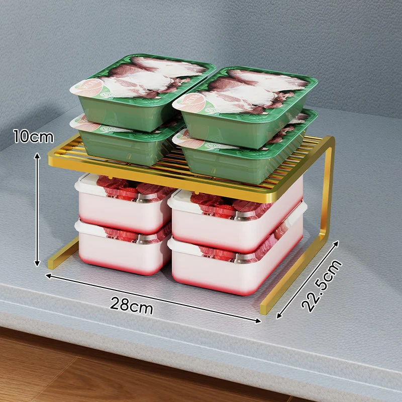 Dreistufiger schlanker eingelassener Arbeitsplatten-Pantry-Regal-Organizer