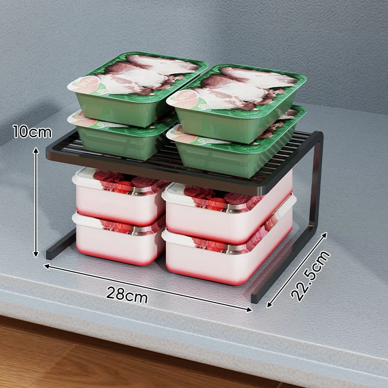 Dreistufiger schlanker eingelassener Arbeitsplatten-Pantry-Regal-Organizer