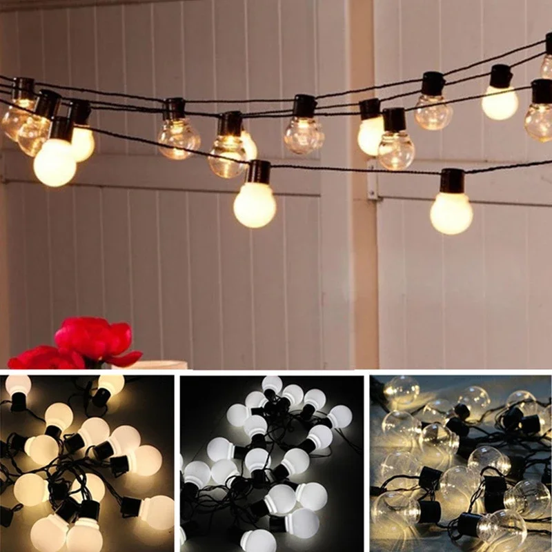 Skanto | LED Solar Lichterkette für Außenbereiche – Umweltfreundliche Garten- & Terrassenbeleuchtung