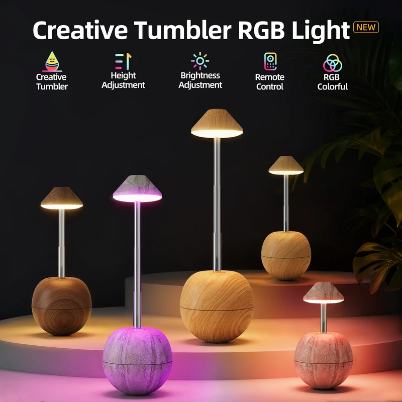 Verstellbare LED-Schreibtischlampe mit Fernbedienung