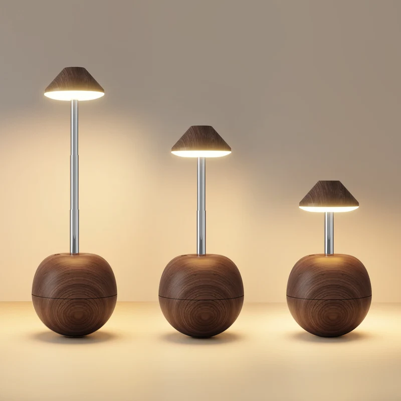 Verstellbare LED-Schreibtischlampe mit Fernbedienung