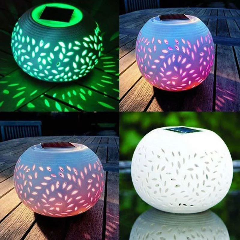 Dekorative Solar-Weglampe