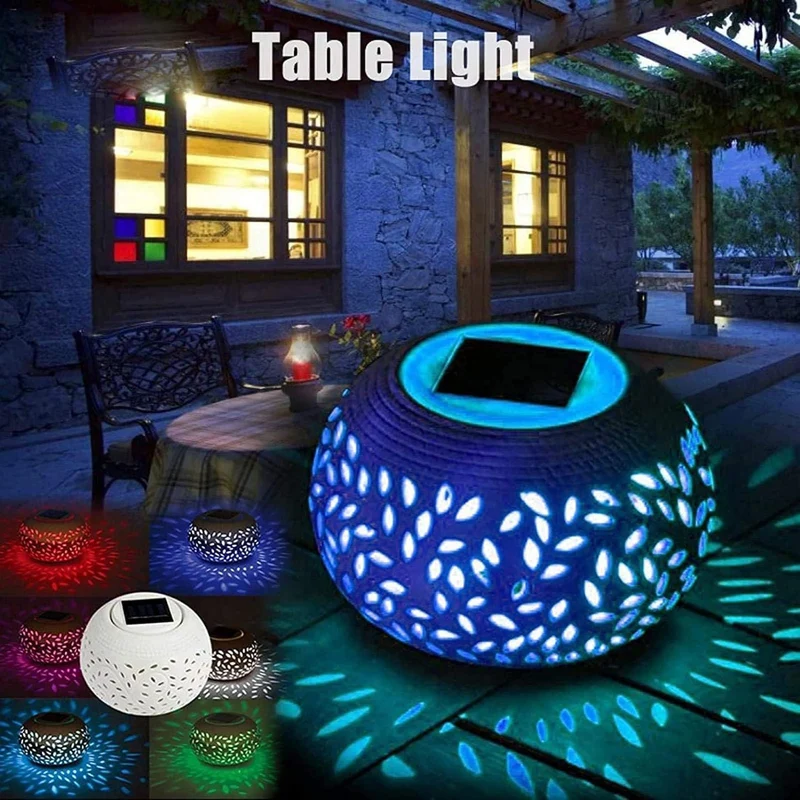 Dekorative Solar-Weglampe
