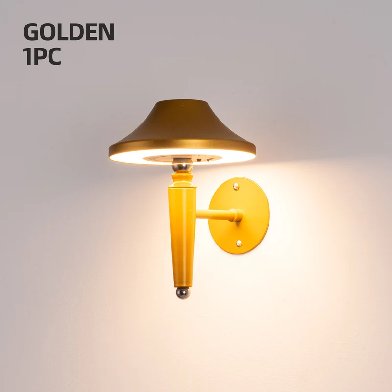 Elegante Holz Wandlampe