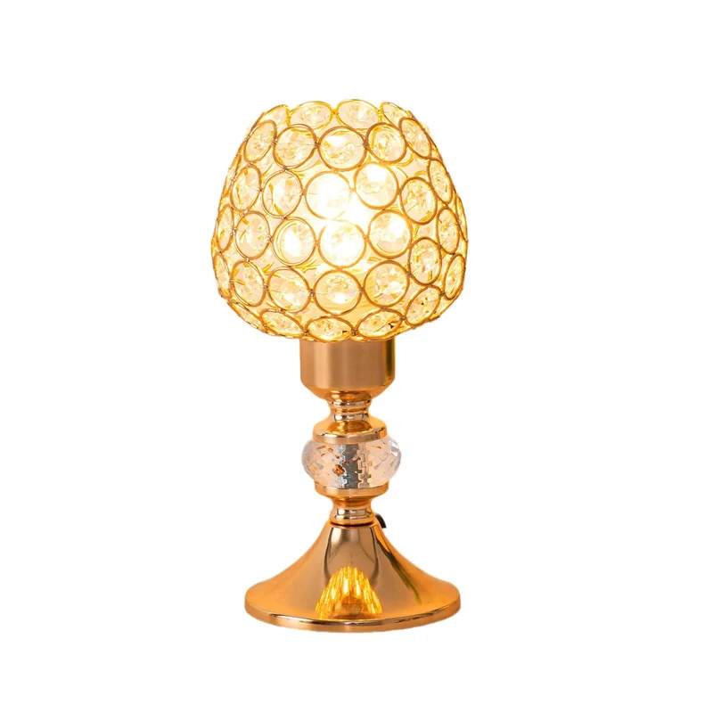 Elegante Kristall Tischlampe