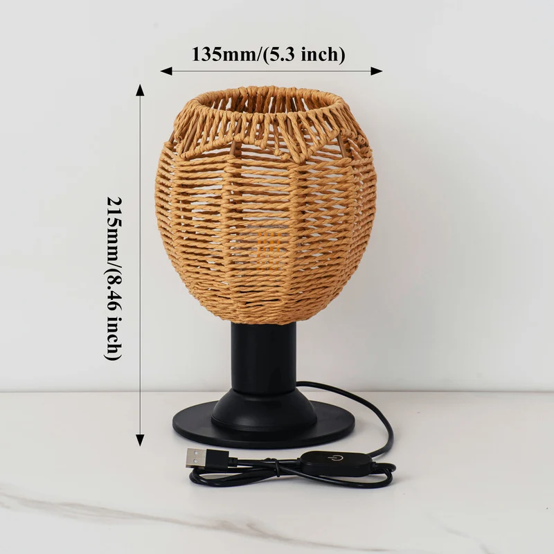 Dekorative Tischlampe