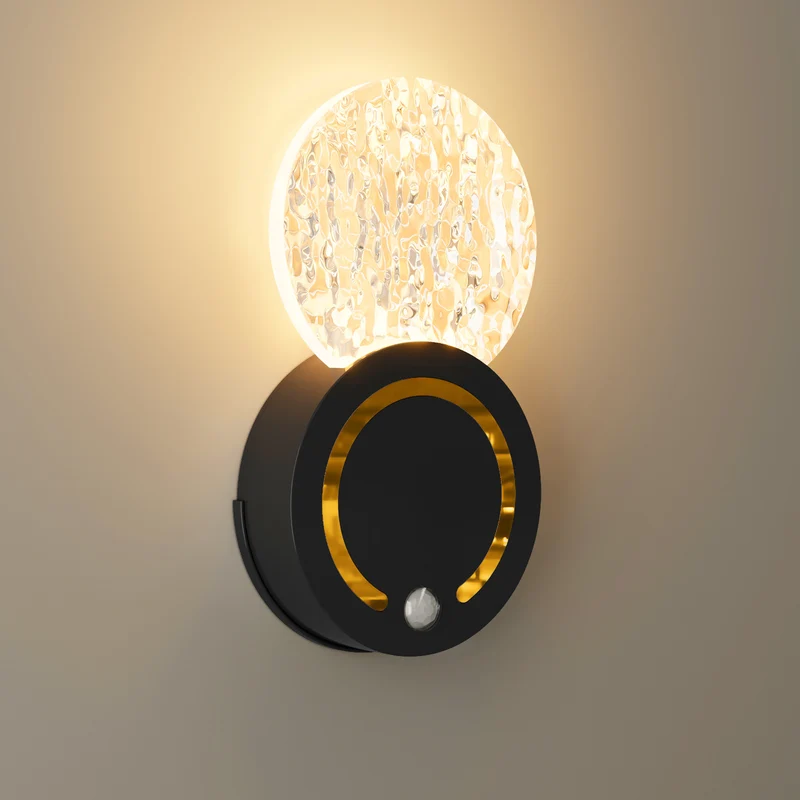 Bewegungsgesteuerte dekorative Wandlampe
