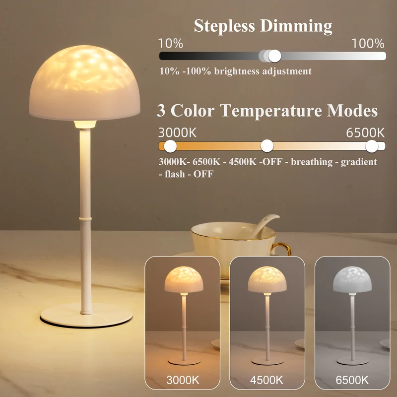 Moderne Touch-Control Nachttischlampe