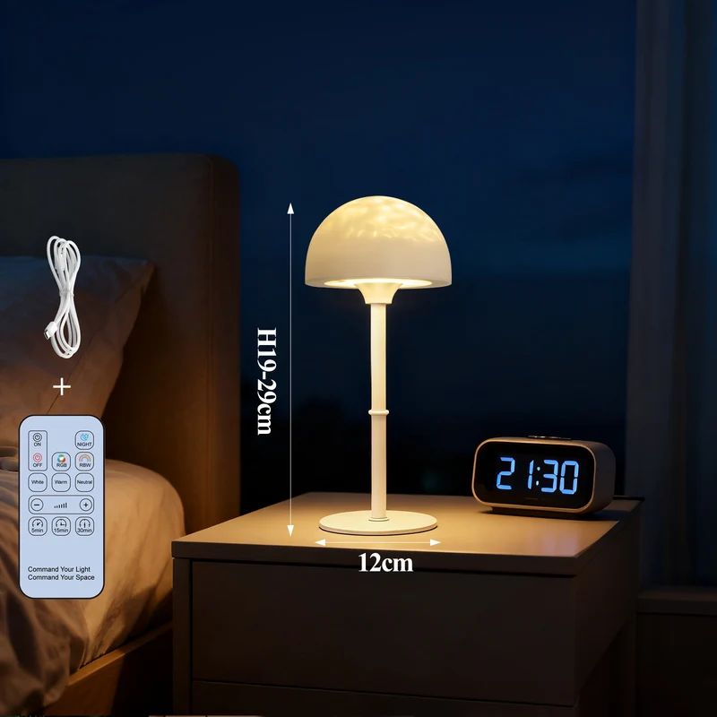 Moderne Touch-Control Nachttischlampe