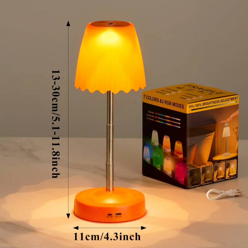 Moderne einstellbare RGB-Tischlampe