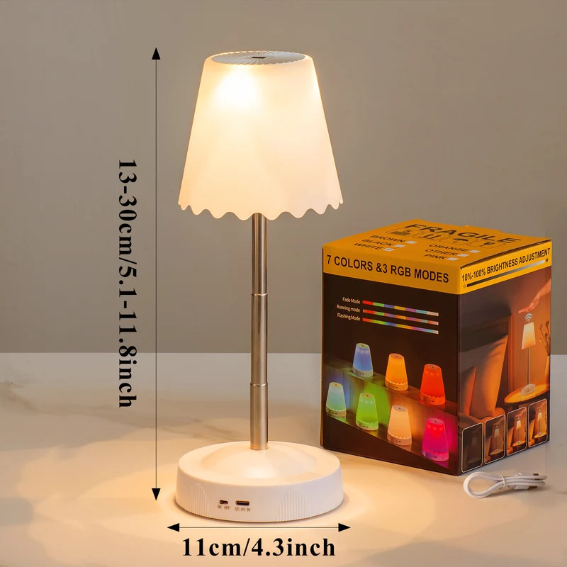 Moderne einstellbare RGB-Tischlampe