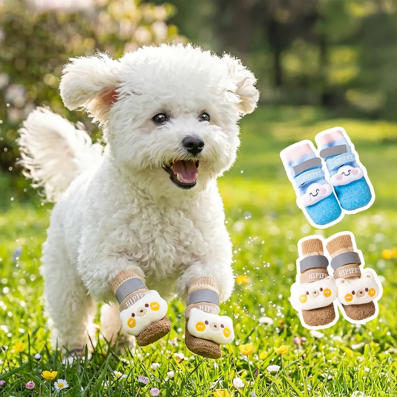 Wasserdichte Hundeschuhe mit hohem Schaft