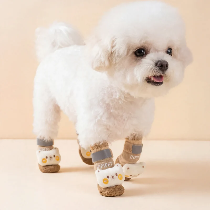 Wasserdichte Hundeschuhe mit hohem Schaft