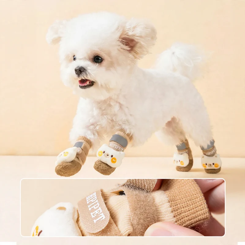 Wasserdichte Hundeschuhe mit hohem Schaft