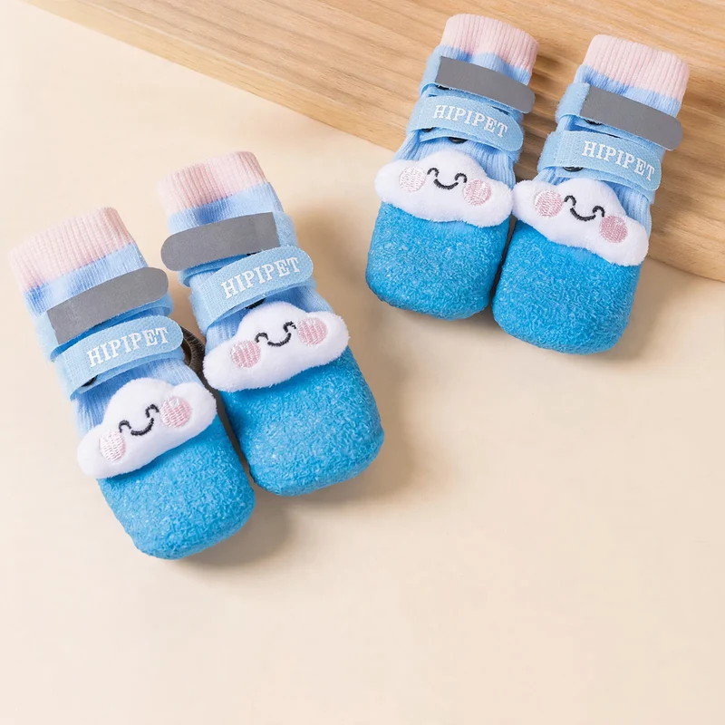 Wasserdichte Hundeschuhe mit hohem Schaft