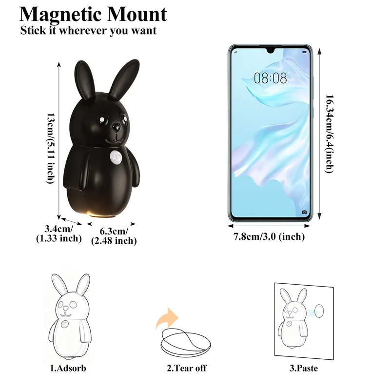 Süßer Kaninchen Magnet Telefonhalter