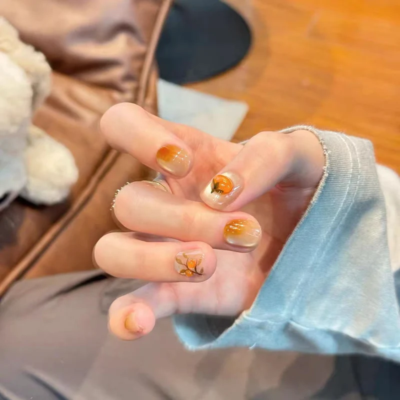 Dekorative Stiletto Press-On Nägel