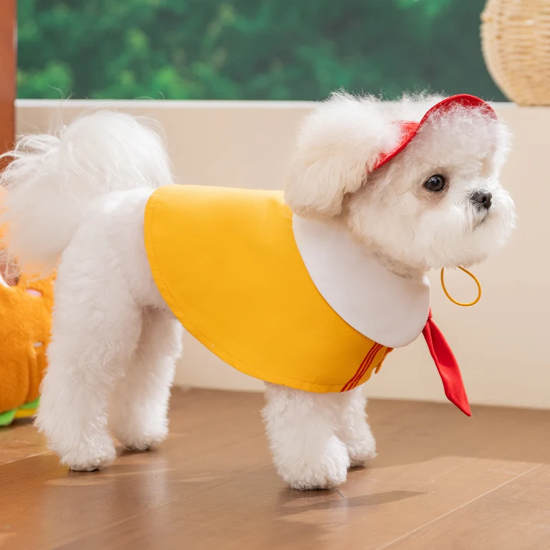 Sommer-Umhang für Hunde, Marinestil, leicht