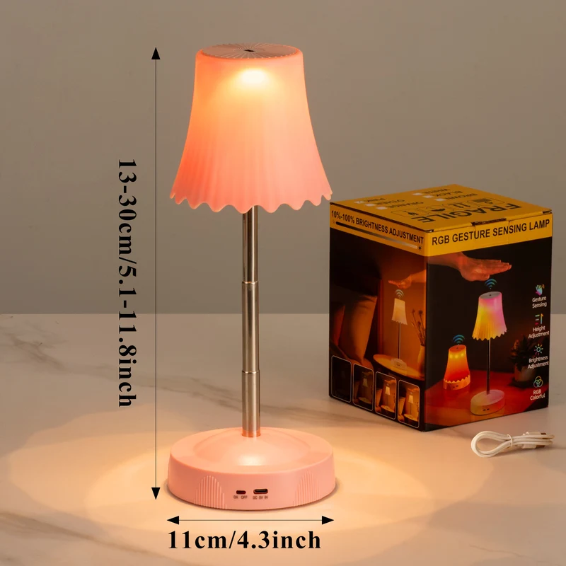 Verstellbare RGB LED Tischlampe