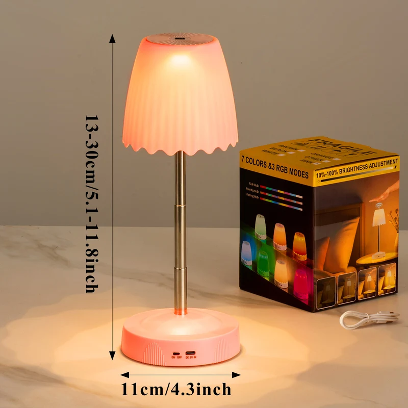 Verstellbare RGB LED Tischlampe