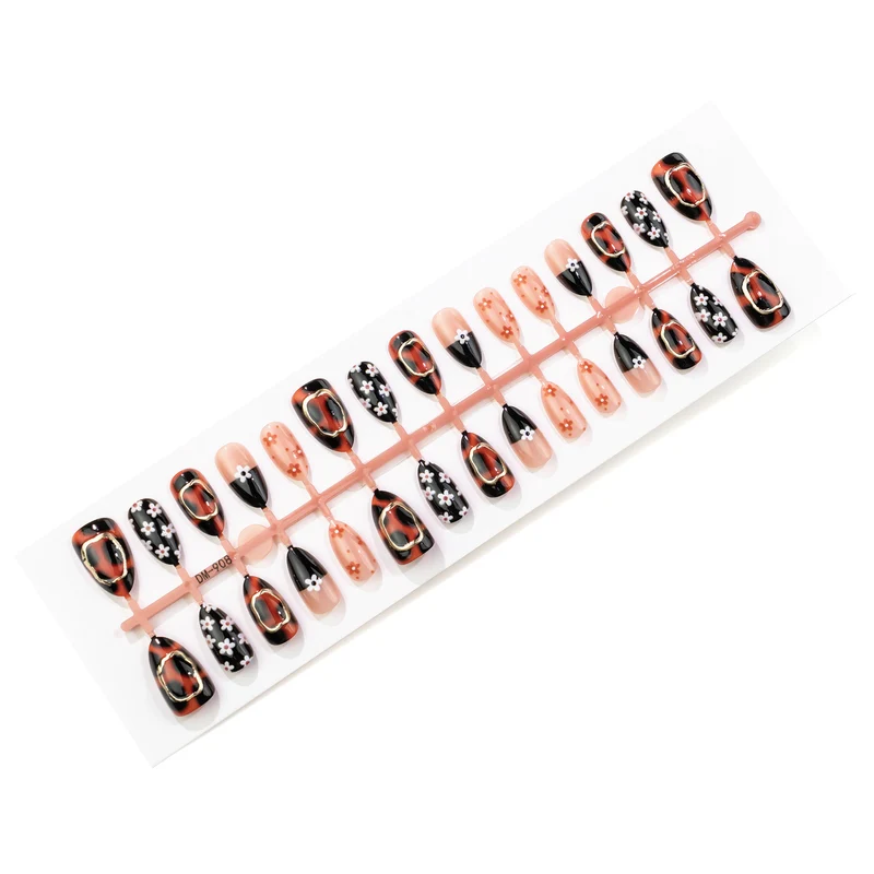 Manuelles dekoratives Aufkleber-Nagelkunst-Set