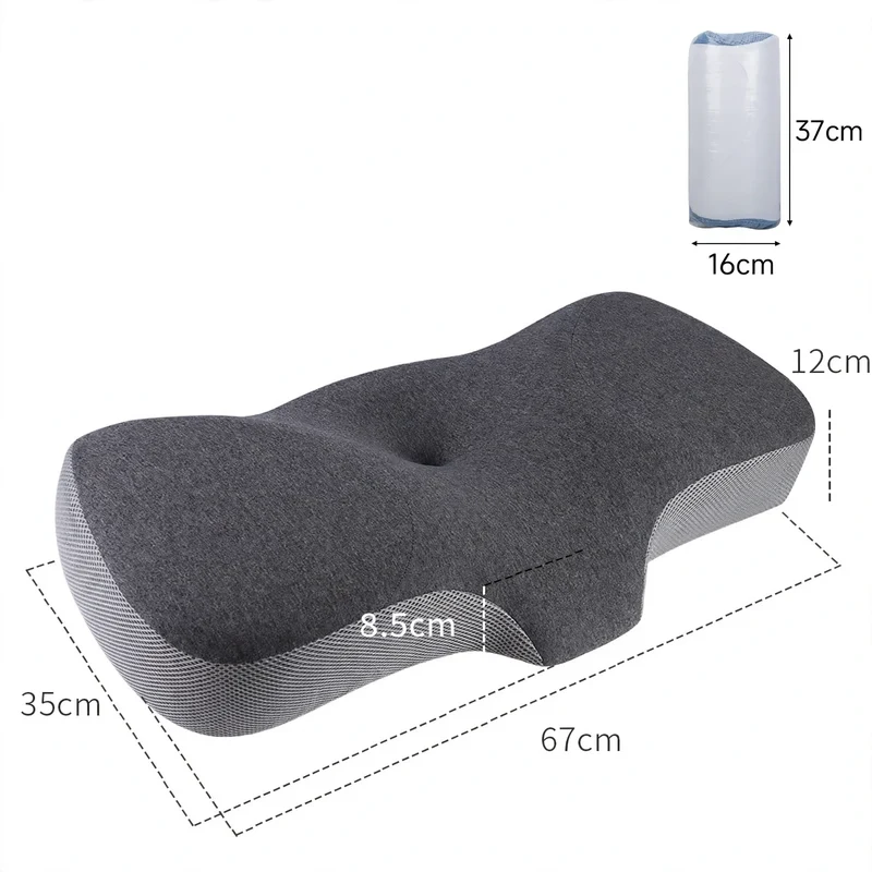 Nackenstützkissen aus Memory-Foam, Schmetterlingsform