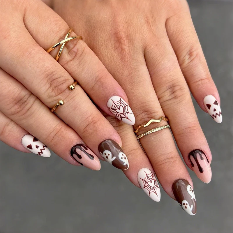 Urlaubs-inspiriertes Gothic-Nagelkunst-Set