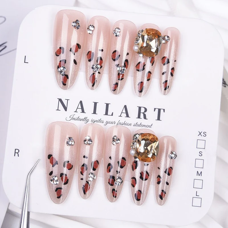 Dekorative Press-On Nagelset