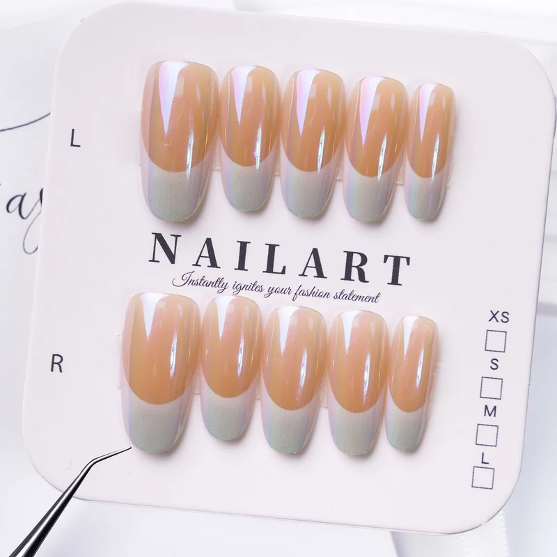 Dekorative Press-On Nagelset