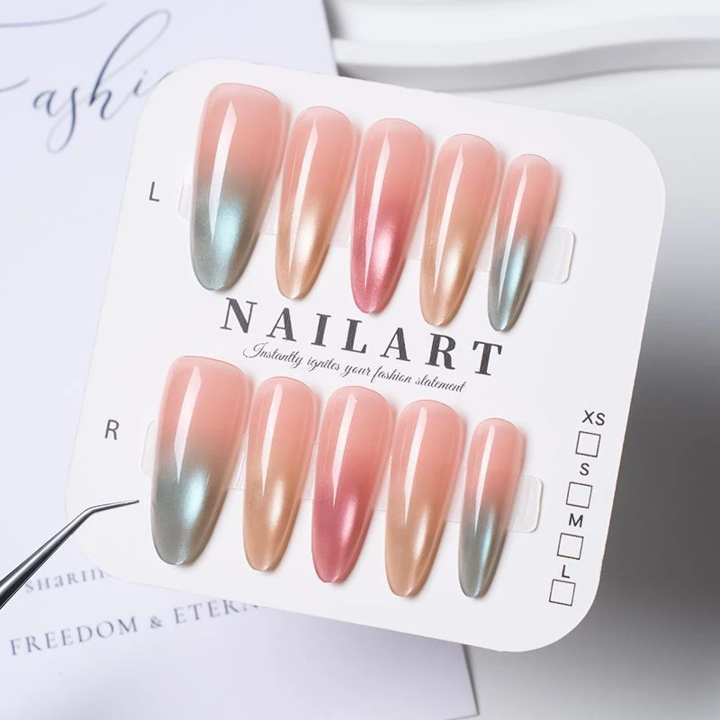 Dekorative Press-On Nagelset