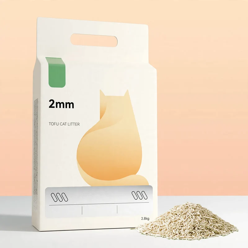 Katzenstreu – Mischung aus Bentonit und Tofu