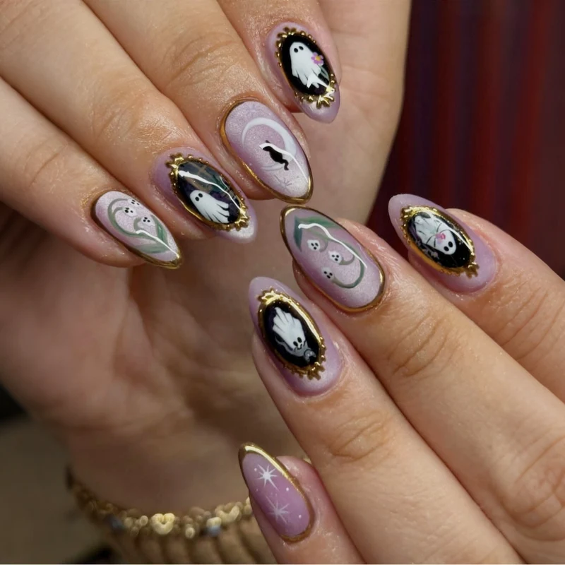 Halloween-Themen Press-On Nagelset