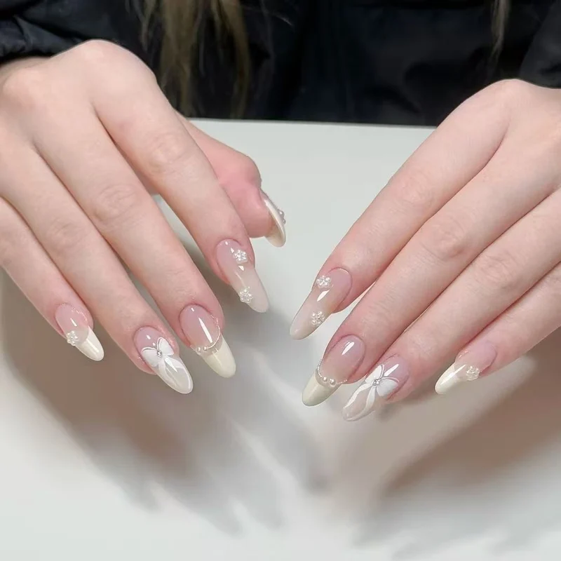Dekorativer Luxus Press-On Nagelkunst Set