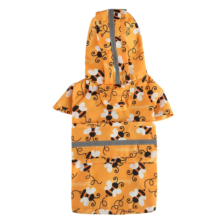 Hunderegenjacke mit Reflektoren, mehrere Designs