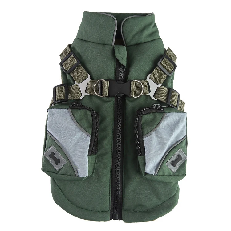 Hundejacke mit Reißverschluss, Polyester